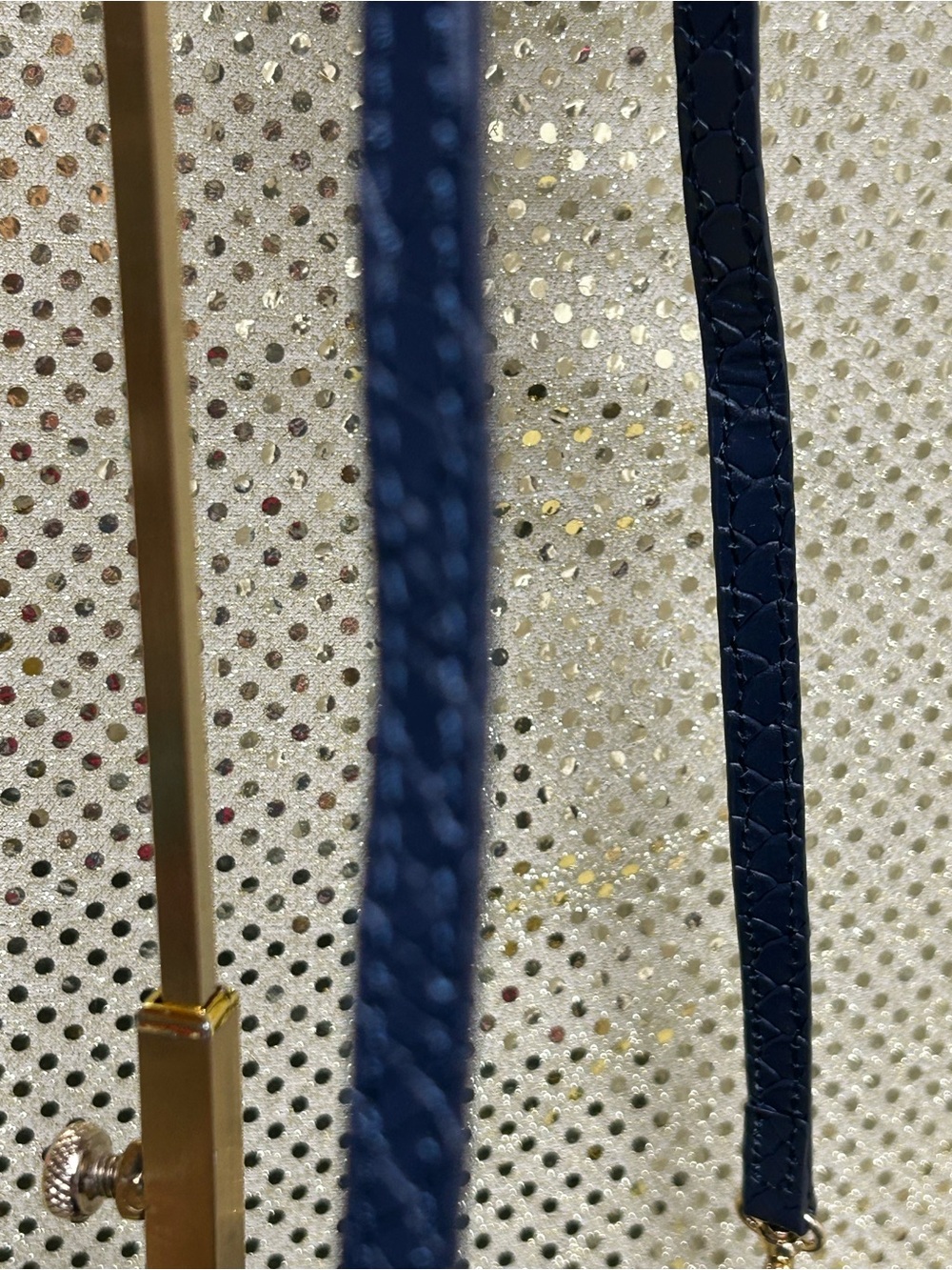 Gigi New York Rachel Foldover Embossed Crossbody Bag w/Tassel Approx. 10 x 8 - Picture 9 of 13